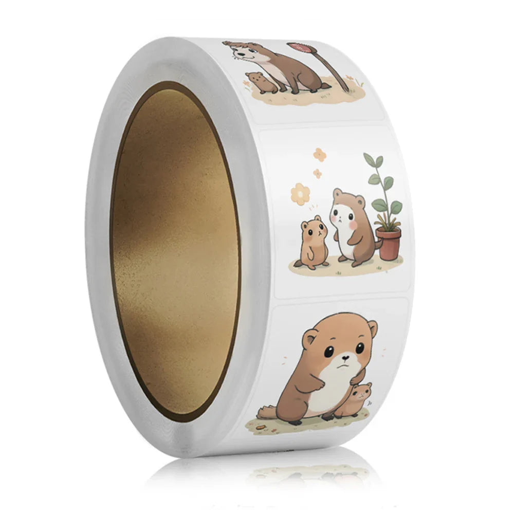 100-500pcs Cute Animals Stickers for Kids Kindergarten School Encouragement Students Games Toy Reward Laptops Labels Sticker (ONLINE ORDER ONLY)