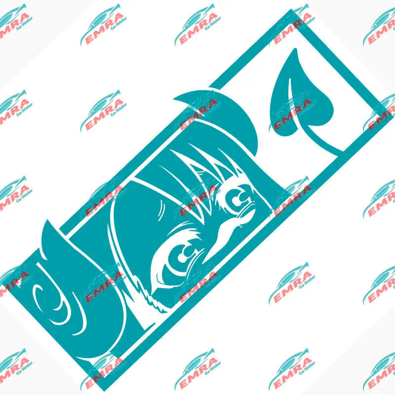 Anime Sticker For Car Stickers Die Cutting PVC Vinyl Decal Demon Girl Window Bumper Decoration External Accessories (ONLINE ORDER ONLY)