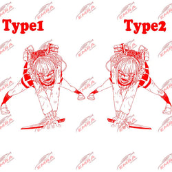 Anime Car Sticker Large Stickers External Accessories Assassin For Door Hood Decoration Style Spirit Styling PVC Vinyl Decal (ONLINE ORDER ONLY)