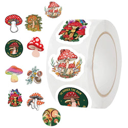500pcs Mushroom Stickers for Children Kids Cartoon Sticker Small Cute Toys Sticker DIY Gift Sealing Label Decoration (ONLINE ORDER ONLY)