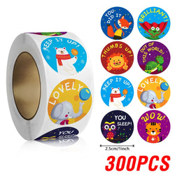 100-500pcs Reward stickers for Students Encourage Labels Scrapbooks Sticker for School Teacher Supplies Cute Self Adhesive Label (Online Order Only)