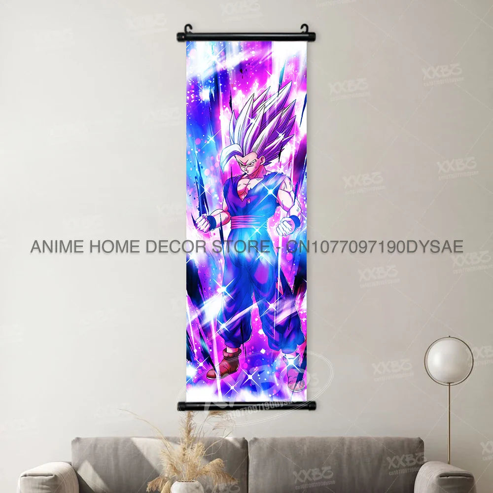 Dragon Ball Posters: Goku & Vegeta Anime Wall Scrolls (ONLINE ORDER ONLY)