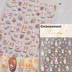 Autumn Fall Sunflower Rabbit Leaves Crane Rose Sun Mountain Hill Produce Good Harvests Cookie Nail Art Sticker Decoration Decals (ONLINE ORDER ONLY)