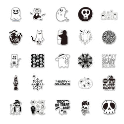 10/30/50PCS Cute Halloween Stickers Kawaii Ghost Decals DIY Decoration For Skateboard Phone Helmet Bike Cartoon Sticker Kids Toy (ONLINE ORDER ONLY)