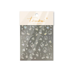 Antique Pear Blossom Peach Blossom Flower Swallow Pattern Adhesive Nail Art Stickers Spring Vibrant and Lively Manicure Decals (ONLINE ORDER ONLY)
