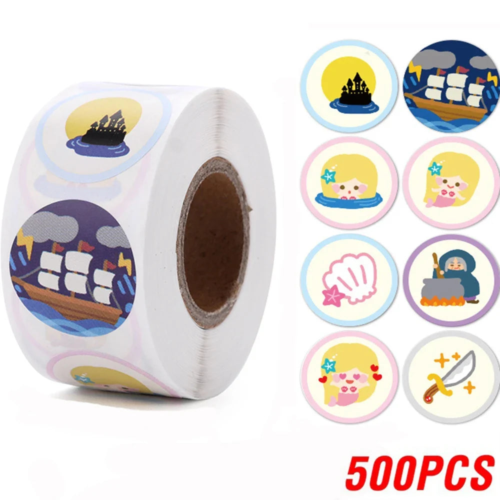 100-500pcs Reward Stickers Cute animals Motivational Stickers for Kids toys School Reward Students Teachers Stationery Labels (Online Order Only)