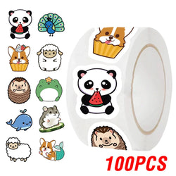 100-500pcs Animals Pandas Cartoon Graffiti Stickers DIY Phone Guitar Laptop Notebook Suitcase Waterproof Sticker Kids Toy (Online Order Only)