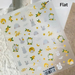 Hot Stamping Purple Line Love Heart Lace Bowknot Chain Branches Star Flower Leaf Butterfly Plant Flower Nail Art Stickers Decals (Online Order Only)