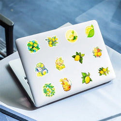 10/30/50PCS Fresh Lemon PVC Sticker Aesthetic Children's Decoration Scrapbooking Korean Stationery School Supplies for Kids (ONLINE ORDER ONLY)
