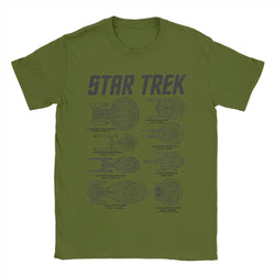 Star Trek Spaceships Of Starfleet T-Shirt - 10 Variants (ONLINE ORDER ONLY)