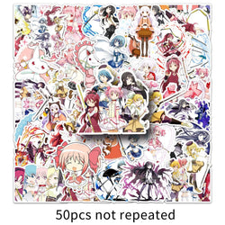 10/30/50PCS Puella Magi Madoka Magica Stickers Magic Girl Animation Decals Fridge Luggage Laptop Phone Guitar Sticker Kids Toys (ONLINE ORDER ONLY)