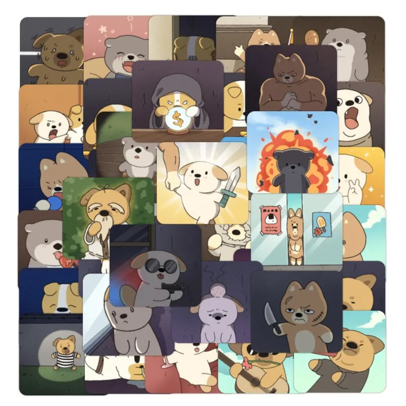 50pcs Cartoon Woobidooggy Sticker Pack for Laptop, Phone, Water Bottle, Scooter, Suitcase, Refrigerator, Stationery (Online Order Only)