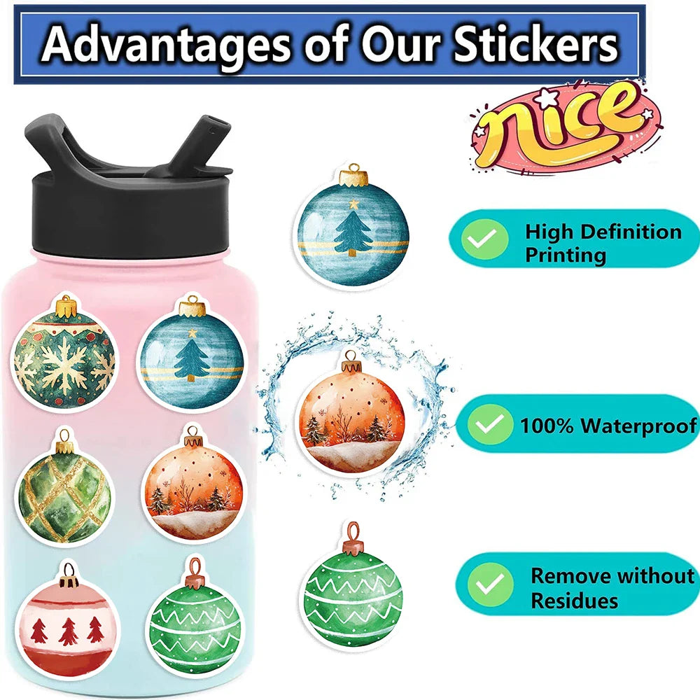 56pcs Colored Balls Graffiti Stickers DIY Phone Guitar Laptop Notebook Suitcase Cup Waterproof Sticker Classic Toys (ONLINE ORDER ONLY)