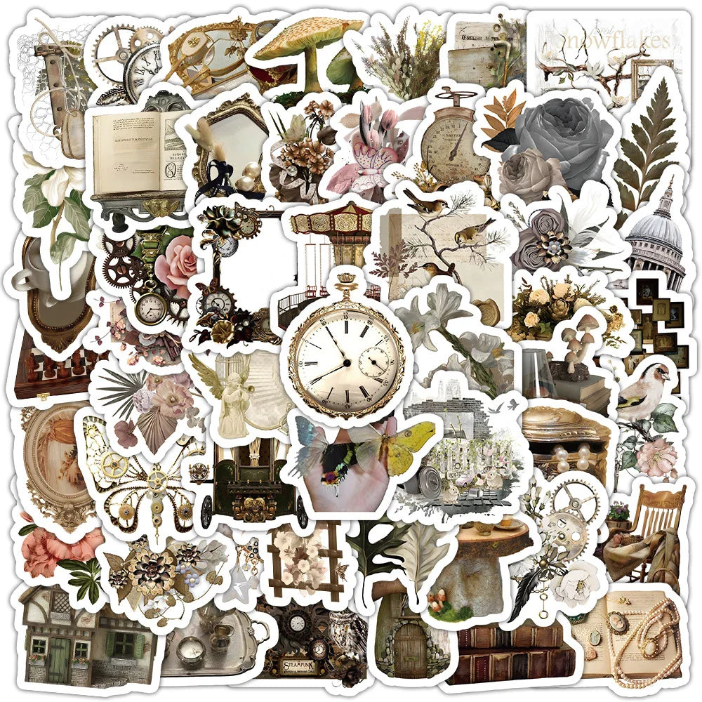 Vintage Cartoon Graffiti Stickers Decals for Laptop Phone Suitcase (Online Order Only)