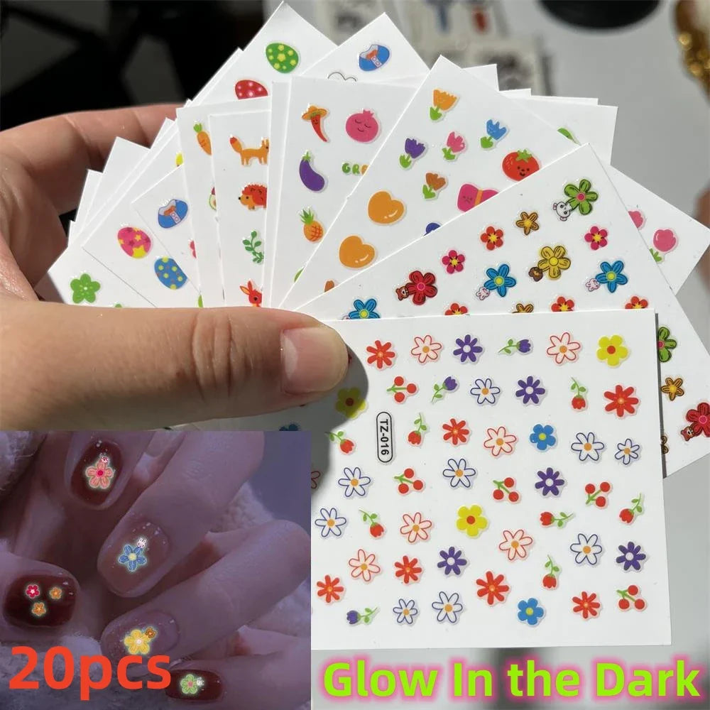 30pcs 3D Daisy Design Nail Art Sticker Set Acrylic Sanding Colorful Floral Decals Self-Adhesive Nail Art Supplies DIY Manicure * (ONLINE ORDER ONLY)