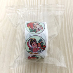 100-500pcs Merry Christmas Thank You Stickers Seal Labels For Envelope Cards Gift Package Scrapbooking Decor Stickers (ONLINE ORDER ONLY)