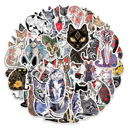 Cute Cartoon Animal Stickers Decal for Laptop, Motorcycle, Luggage, Snowboard, Fridge - 10/30/50pcs (ONLINE ORDER ONLY)