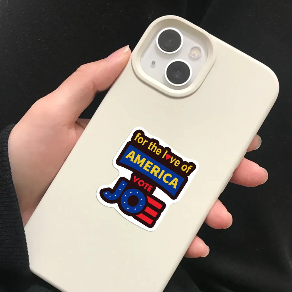 50pcs Cartoon Funny Joe Biden Harris Stickers Decals DIY Graffiti Toys For Laptop Guitar Luggage Skateboard Kids Sticker (ONLINE ORDER ONLY)