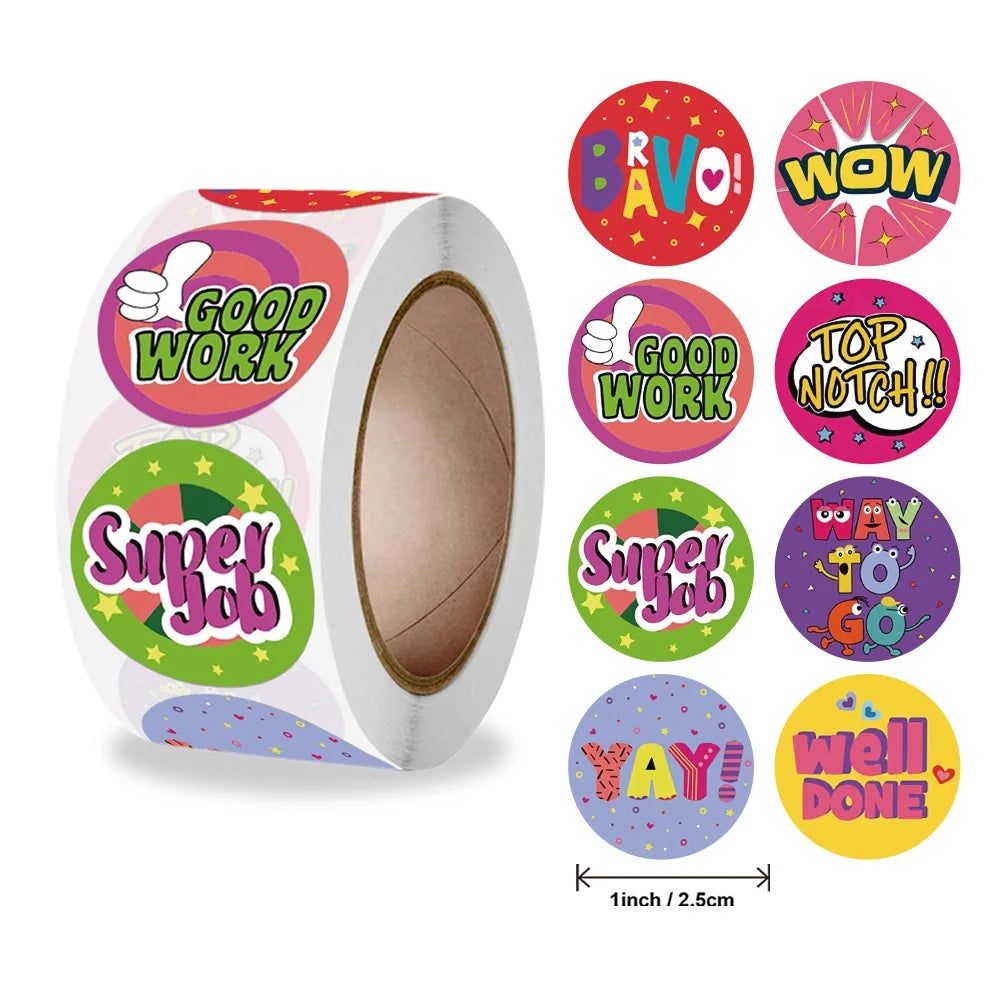 100-500PCS Children toys Space Planet Stickers school teacher Reward student stickers Scrapbooking stationery Decor (ONLINE ORDER ONLY)