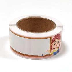 120pcs/roll Cartoon Handwritten Children's Student Name Stickers Kitchen Refrigerator Reminder Food Storage Marker Stickers (ONLINE ORDER ONLY)
