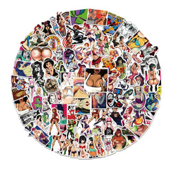 10/30/50/100PCS Anime Hentai Tease Vulgar Beauty Girls Sticker Packs (Online Order Only)