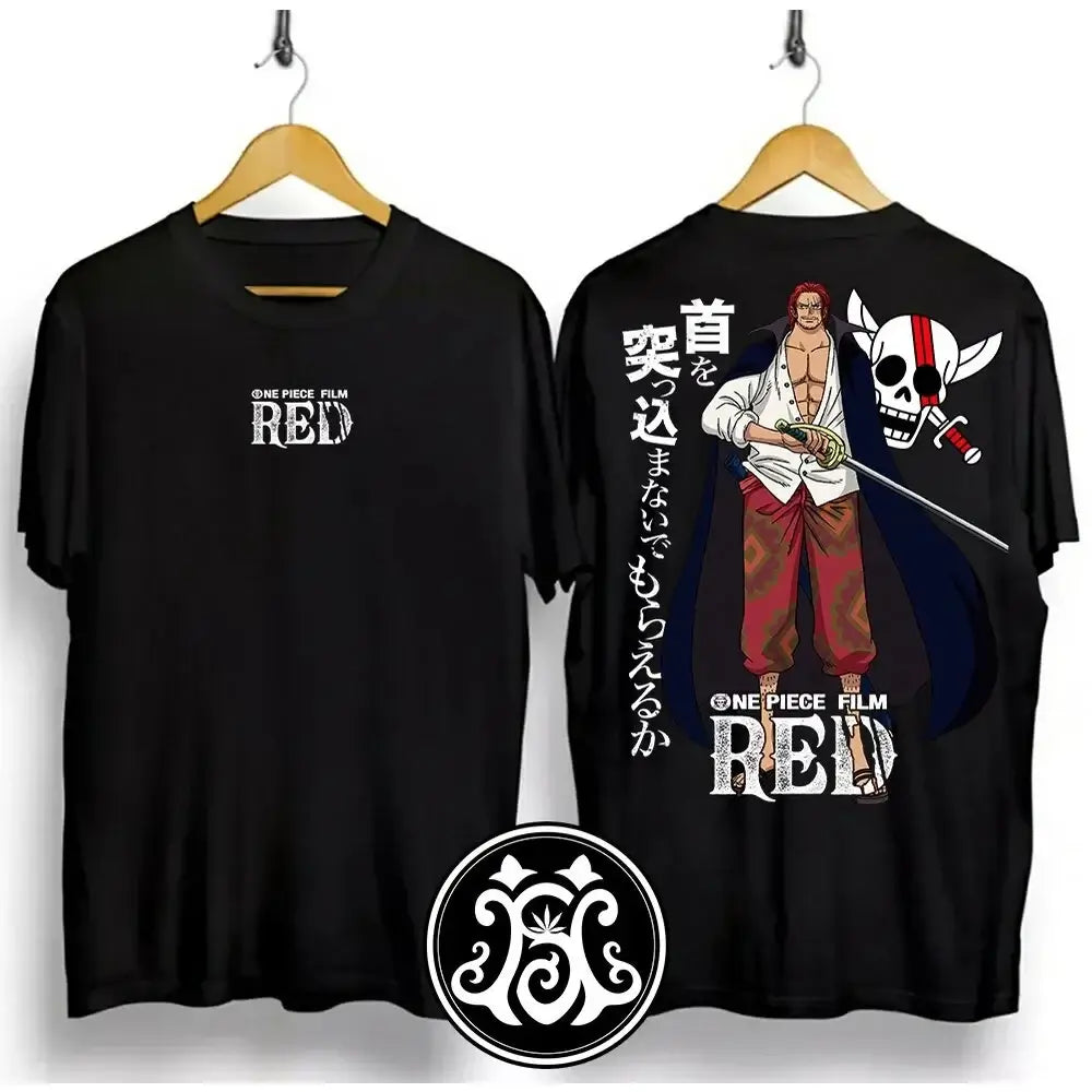 One Piece Shanks T-shirt Casual Summer Anime Tee (ONLINE ORDER ONLY)