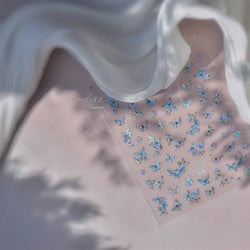 Colourful Butterfly Insect Animals Charming Jelly Special Workmanship 5D Soft Relief Adhesive Nail Art Stickers Manicure Decals (Online Order Only)