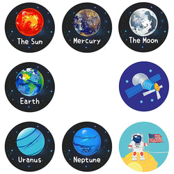 100-500PCS Children toys Space Planet Stickers school teacher Reward student stickers Scrapbooking stationery Decor (ONLINE ORDER ONLY)
