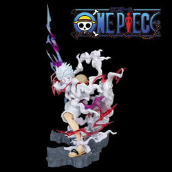 One Piece Luffy Statue: 28cm Lightning Movable Model (ONLINE ORDER ONLY)