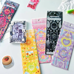 4pcs/set Sweet Cool Bear Call Series Scrapbooking Sticker Korean ins Hand Account Idol Card DIY Deco Material Sticker Stationery (ONLINE ORDER ONLY)