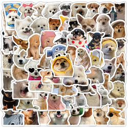 10/30/50/100PCS Cute Cartoon Dogs  Meme Graffiti Stickers Kids Toys DIY Diary Laptop Stationery Suitcase Phone Bike Funny Decals (ONLINE ORDER ONLY)