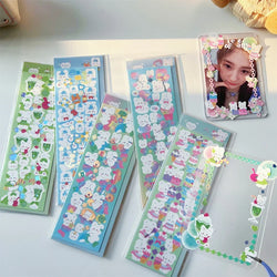 Ins Cute Bear Animals Stickers for Scrapbooking Journal Diary Album Making DIY Arts Crafts Korean Stationery Sticker (ONLINE ORDER ONLY)