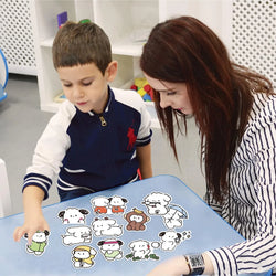 50PCS Kawaii yowoyowoo Sticker Puppy Dog Cute Cartoon Stickers Decals Phone Laptop Guitar Car Bottle Luggage Children Gift (Online Order Only)