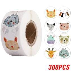 100-500pcs Cartoon Reward Sticker Children Encouragement Sealing Labels Kids Gifts Decorative Teacher Supplies Animal Sticker (ONLINE ORDER ONLY)