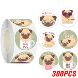 100-500pcs Kawaii Children Reward Stickers Creative School Supplies Cute Animal Encourage Sticker 2.5cm Circle Kids Toy Stickers (Online Order Only)