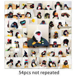 10/30/54PCS Cute Pingu Stickers Kawaii Penguin Cartoon Sticker Animal Meme Decals Luggage Laptop Guitar Bike Skateboard Kids Toy (ONLINE ORDER ONLY)