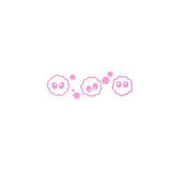 Japanese Anime for Soot Sprite Inspired for Car Stickers Decoration Rearview Mirror External Accessories Waterproof Vinyl Decals (ONLINE ORDER ONLY)
