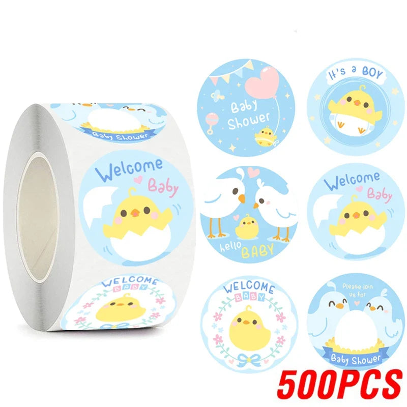 100-500pcs Kawaii Children Reward Stickers Creative School Supplies Cute Animal Encourage Sticker 2.5cm Circle Kids Toy Stickers (Online Order Only)