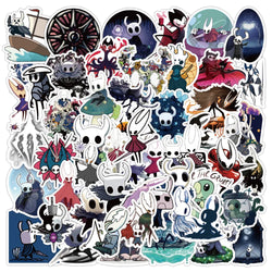 Hollow Knight Graffiti Stickers Waterproof Skateboard Suitcase Motorcycle Water Bottle Decals 10/30/50pcs (Online Order Only)