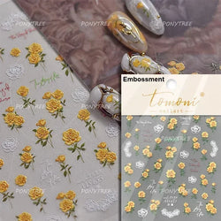 Hot Stamping Purple Line Love Heart Lace Bowknot Chain Branches Star Flower Leaf Butterfly Plant Flower Nail Art Stickers Decals (Online Order Only)