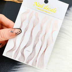 1PC Heart Love Design 3D Nail Art Sticker English Letter Self-Adhesive Slider Valentine's Day DIY Manicure Tips Accessories Tool (ONLINE ORDER ONLY)