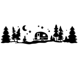 Car Mountain Graphics Motorhome Horsebox Caravan RV Camper Van Body Decor Vinyl Decals Auto Tuning Accessories Car Stickers (ONLINE ORDER ONLY)