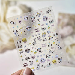 Fruits Apple Strawberry Animals Bear Dog Party Dream Flower Bone Rain Self Adhesive Nail Art Decoration Sticker Manicure Decals (Online Order Only)