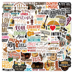 Retro Music Stickers for Phone, Laptop, Luggage, Skateboard - 10/30/50PCS (Online Order Only)