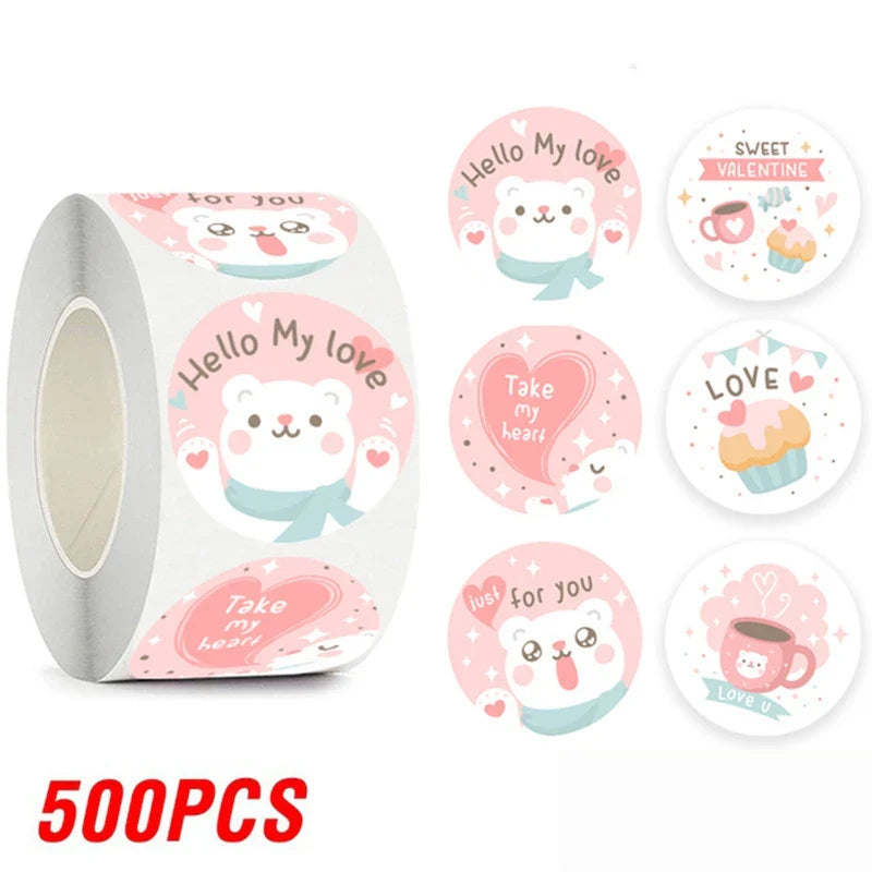 100-500pcs Cute Reward Stickers for Kids Children Kindergarten School Encouragement Students Games Toy Animals Stationery Labels (ONLINE ORDER ONLY)