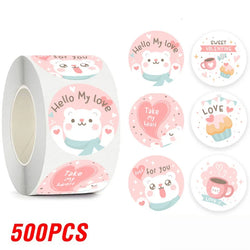 100-500pcs Cute Reward Stickers for Kids Children Kindergarten School Encouragement Students Games Toy Animals Stationery Labels (ONLINE ORDER ONLY)