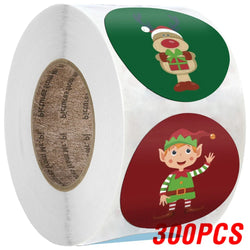 100-500 Pcs Golden Font Merry Christmas Sticker Thank You Sticker Seal Label For Envelope Gift Wrapping Scrapbook 1 Inch (ONLINE ORDER ONLY)