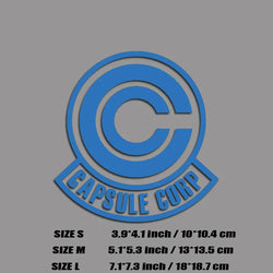 CAPSULE CORP DECAL,bulma logo,anime cartoon decal,high quality sticker for cars trucks !For a Unique look! (ONLINE ORDER ONLY)