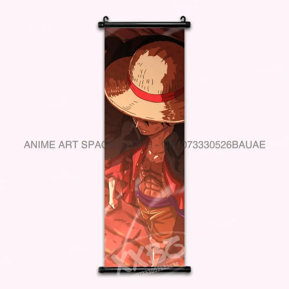 One Piece Hanging Painting Luffy Ace Sabo Shanks Wall Art (ONLINE ORDER ONLY)