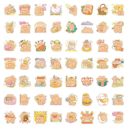 10/30/60/120PCS Cute Bear Cartoon Stickers Toy DIY Skateboard Bike Luggage Suitcase Phone Bike Classic Kids Toy Sticker Decals (Online Order Only)
